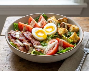 Salată cu roșii și slănină (BLT Salad)