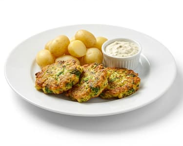 Chiftele de broccoli cu usturoi și oregano