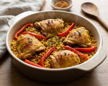 West African Spiced Rice with Chicken