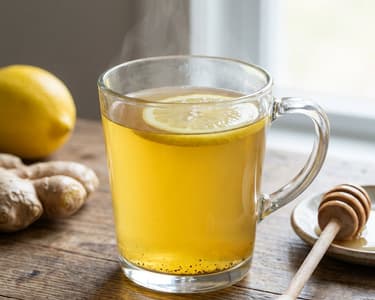 Ceai de ghimbir cu turmeric și lămâie
