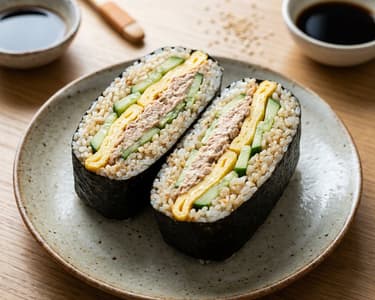 Sandwich de orez (Onigirazu) | Gustare rapidă