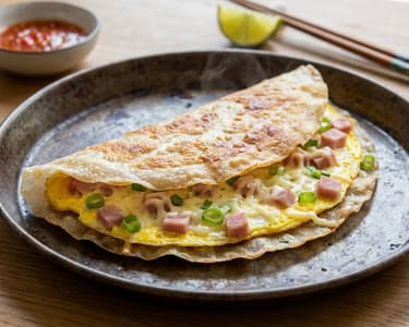 Bánh Tráng Nướng | Pizza vietnameză crocantă
