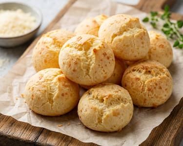 Bulgări de brânză brazilieni (Pão de Queijo) | Gustare caldă