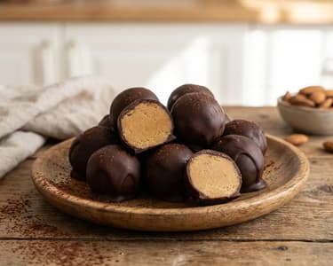Sweet chickpea balls | Quick snack