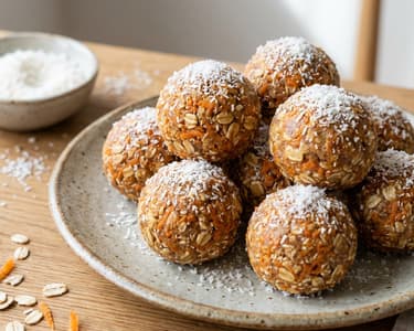 Carrot energy balls | Quick snack