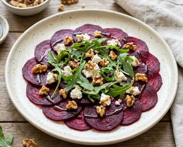 Beetroot Carpaccio with Goat Cheese | Summer Starter