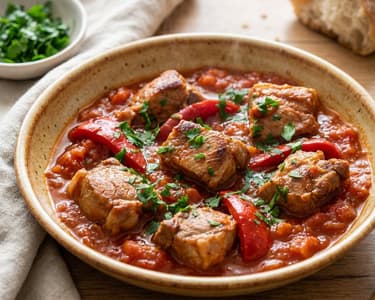 Mâncare de ardei copți cu porc | Tradiție și savoare