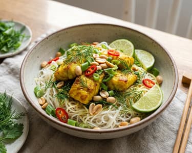 Chả Cá Lã Vọng | Pește vietnamez cu turmeric și mărar