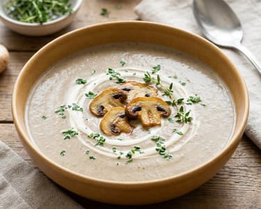 Velouté franțuzesc de ciuperci | Fin și cremos