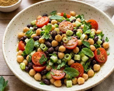 Salată Balela din Orientul Mijlociu | Prânz fresh și hrănitor