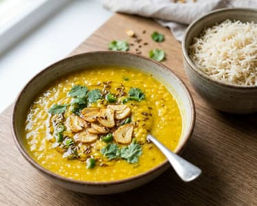 Dal Tadka | Curry indian aromat de linte