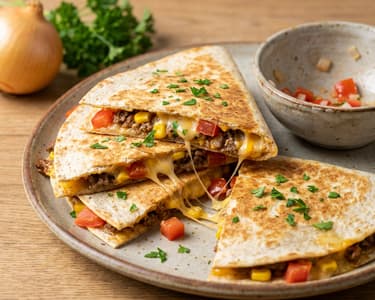 Beef and Cheese Quesadilla