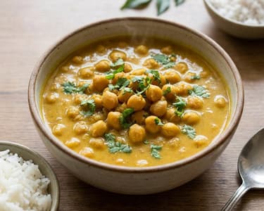 Kadala Curry | Curry indian de năut cu lapte de cocos