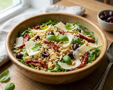 Salată toscană de orzo cu roșii uscate și pecorino | Prânz de vară