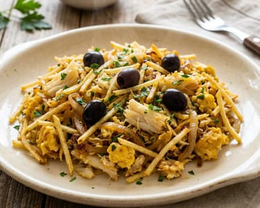 Bacalhau à Brás | Creamy Portuguese-style cod