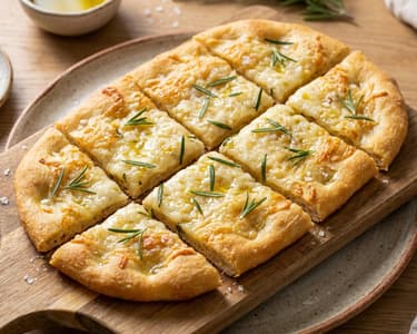 Schiacciata toscana cu Pecorino | Flatbread italian crocant