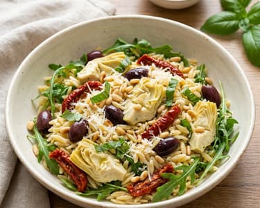 Salată toscană de orzo cu anghinare | Prânz de vară