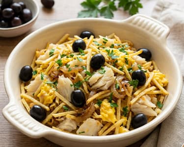 Bacalhau à Brás | Portuguese-Style Creamy Cod