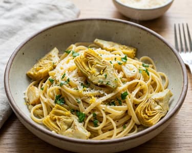 Linguine with Artichokes and Lemon | 20-Minute Italian Dinner