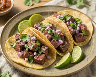 Beef Carne Asada Tacos | Authentic Mexican Street Food