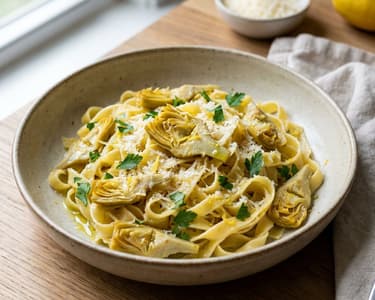 Artichoke and Pecorino Pasta | Quick Italian Classic