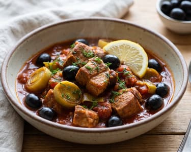 Pork Stew with Leek and Olives | Dobrogean Tradition