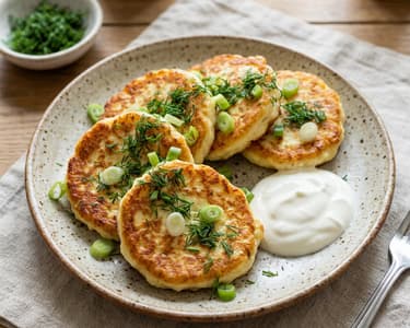 Tender cottage cheese and dill patties | Traditional