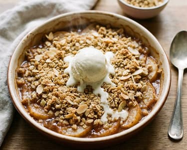 Crumble cu pere