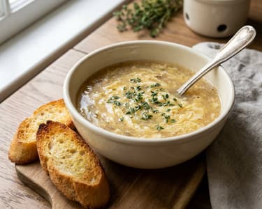 French Onion and Garlic Tourin | Traditional and Aromatic