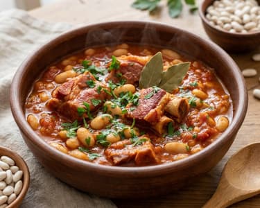 Iahnie de fasole cu ciolan afumat | Tradițional și aromat