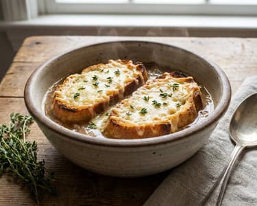 Supă de șalote cu suc de mere | Aromată și fină