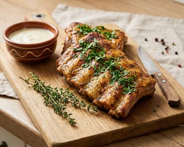 Scăricică de porc marinată la grătar | Fragedă și suculentă