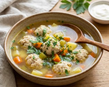 Ciorbă de perișoare de pui | Tradițională și aromată