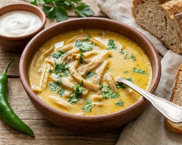 Ciorbă falsă de burtă cu ciuperci | Bogată și aromată