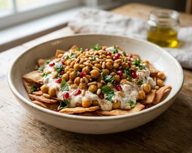 Salată Fatteh cu năut | Prânz oriental aromat