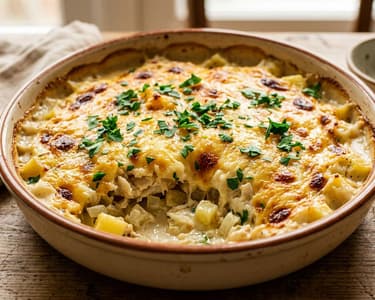Bacalhau com Natas | Portuguese Cod Gratin