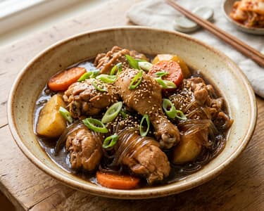 Andong Jjimdak | Street food coreean aromat cu tăiței