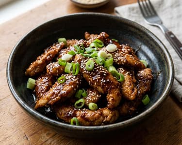 Pui mongol la wok | Cină asiatică în 15 minute
