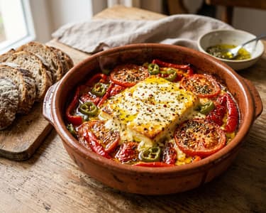 Bouyiourdi la cuptor | Aromă grecească cu feta