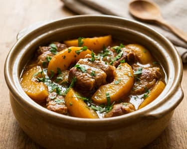 Pork and Quince Stew | Aromatic and Sweet-Sour