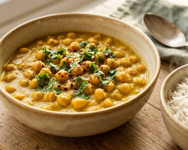 Chana Madra | Chickpea Curry in Creamy Yogurt Sauce