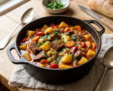Butcher-Style Beef Stew | Tender and Oven-Browned