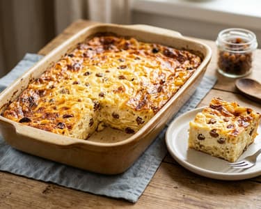 Baked sweet macaroni and cheese | Nostalgic breakfast