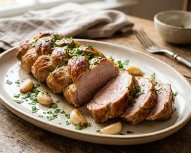 Braided Baked Pork Tenderloin | Tender and Flavorful