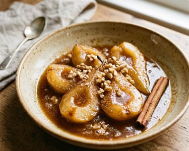 Sweet Pear Stew | Traditional Autumn Dessert