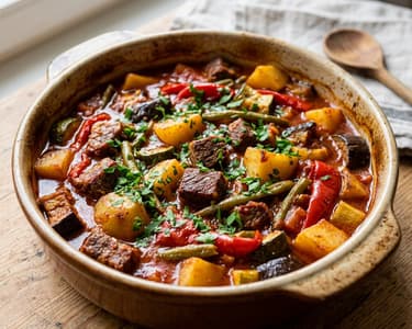 Oven-Baked Butcher's Beef Stew | Rich Romanian Classic