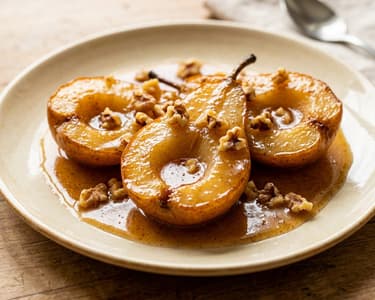 Caramelized Pears in Butter | Aromatic Traditional Dessert