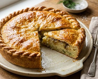 Transylvanian potato pie | Tender and golden