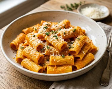 Rigatoni with Roasted Carrot Cream | The Taste of Italy