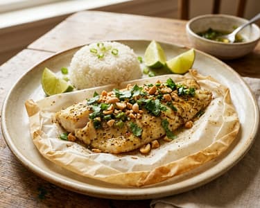 Cá Nướng Giấy Bạc | Pește alb la cuptor în stil vietnamez